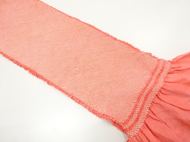 JAPANESE KIMONO / OBIAGE FOR FURISODE / SILK / SHIBORI
